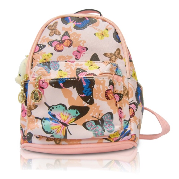 Girls Backpack - Backpack with Bunny - Pink - Picture 3 of 4
